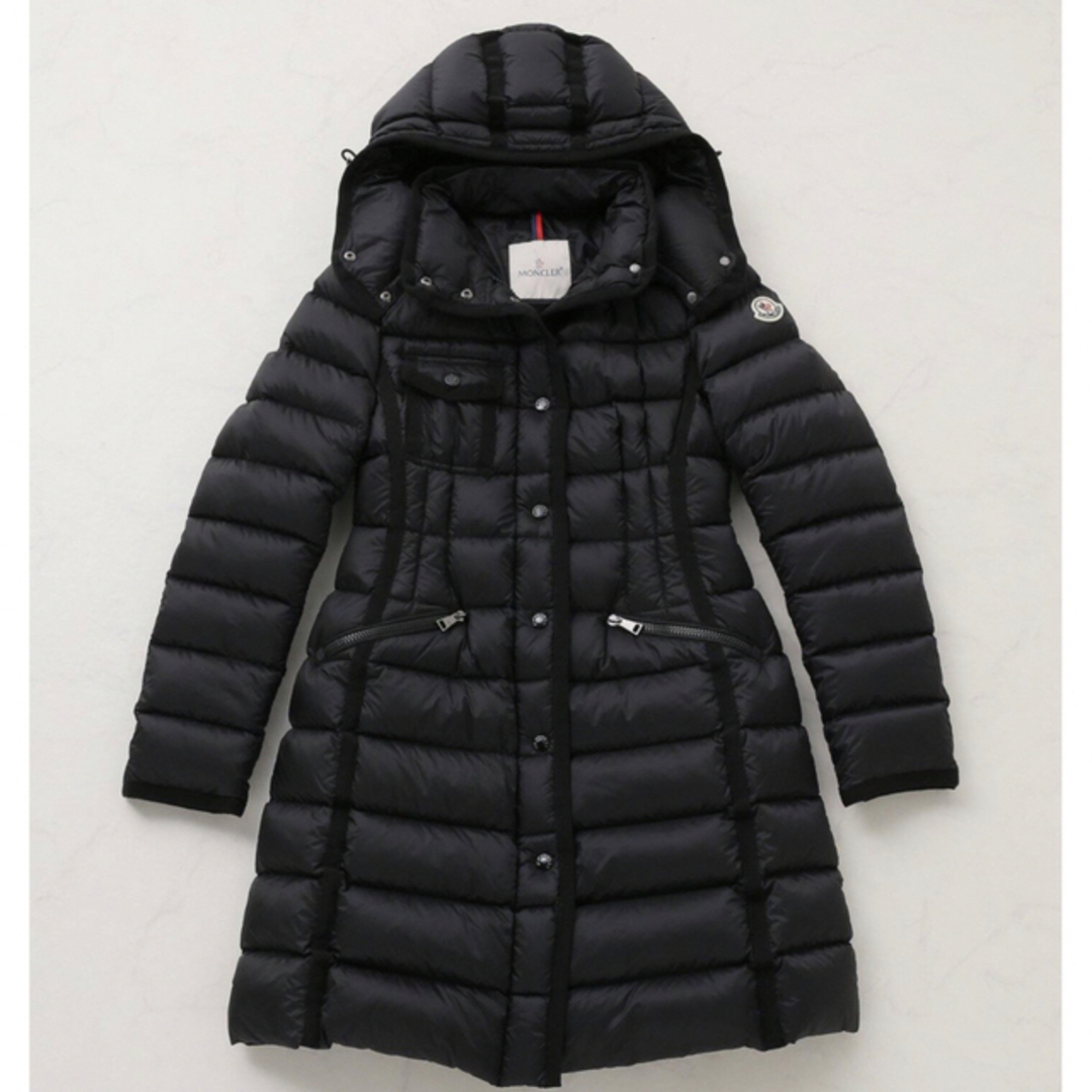 MONCLER(モンクレール)のMONCLERHERMINEダウンジャケットモンクレールブラックS00 レディースのジャケット/アウター(ダウンジャケット)の商品写真