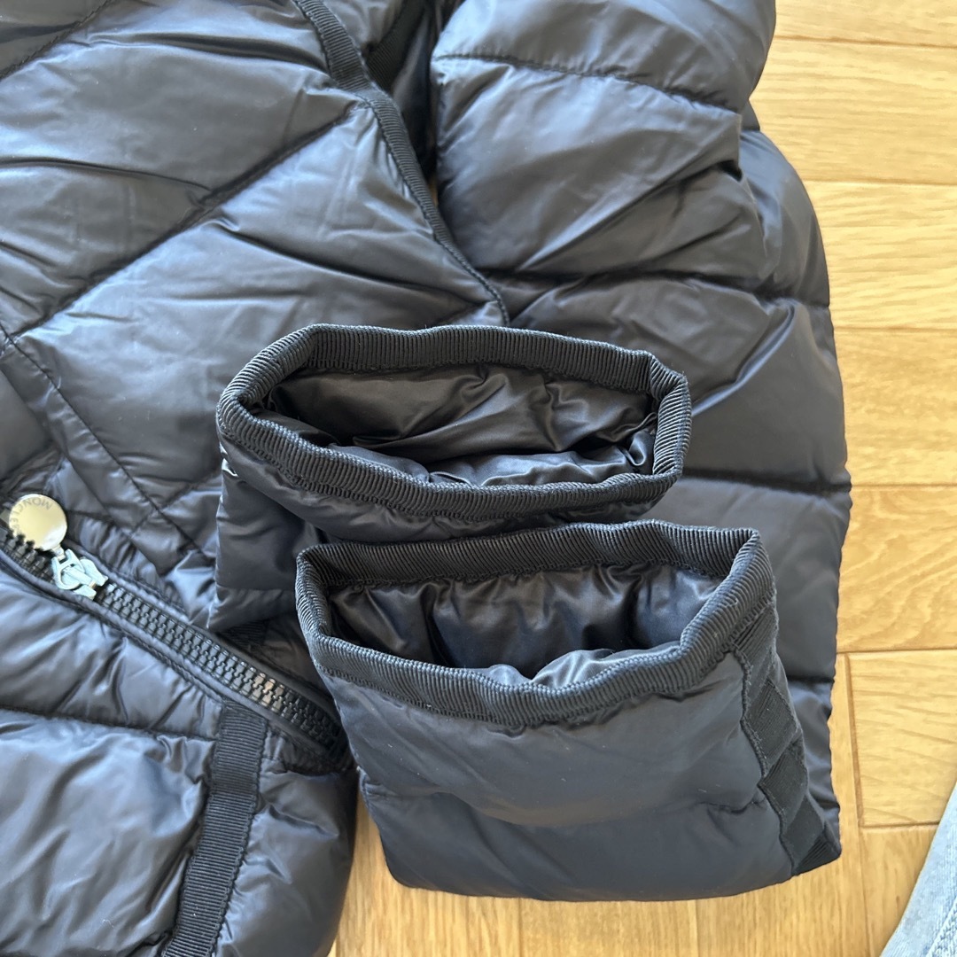 MONCLER(モンクレール)のMONCLERHERMINEダウンジャケットモンクレールブラックS00 レディースのジャケット/アウター(ダウンジャケット)の商品写真