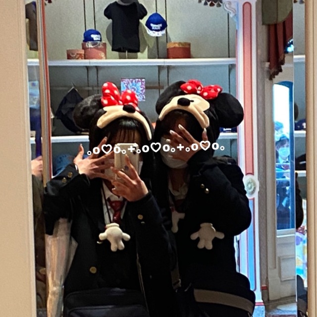 ディズニー ミッキー ミニー うすかっ ファンキャップ 被り物 手 ディズニー ミッキー ミニー うすかっ ファンキャップ 被り物 手