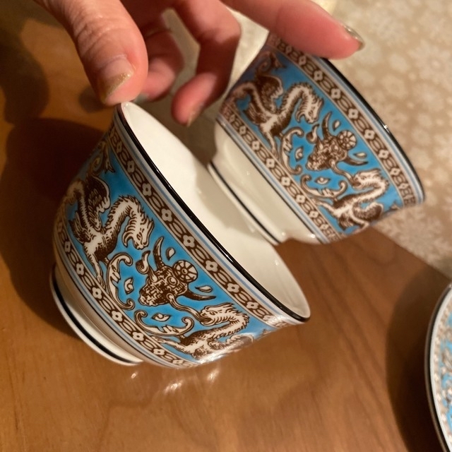 フロレンティーン　オリエンタル　日本茶　蓋　ソーサー　プレート　小皿　カップ　皿