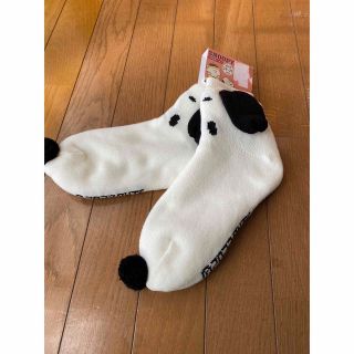 スヌーピー(SNOOPY)のSNOOPY ダイカットボア付きソックス⭐️新品⭐️(ソックス)