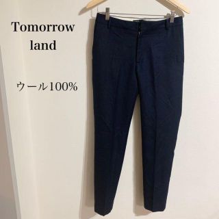 トゥモローランド(TOMORROWLAND)のトゥモローランド テーパードパンツ ウールパンツ(カジュアルパンツ)