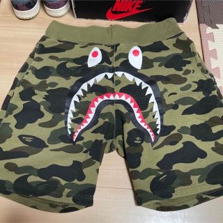 アベイシングエイプ(A BATHING APE)のbape シャークパンツ　カモ　セット販売(ショートパンツ)