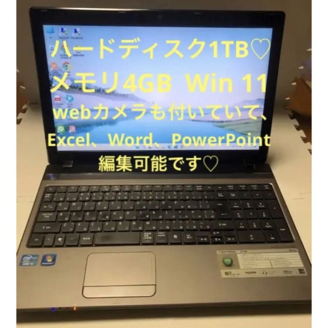 acer ノートパソコン ASPIRE 5336 Office2019