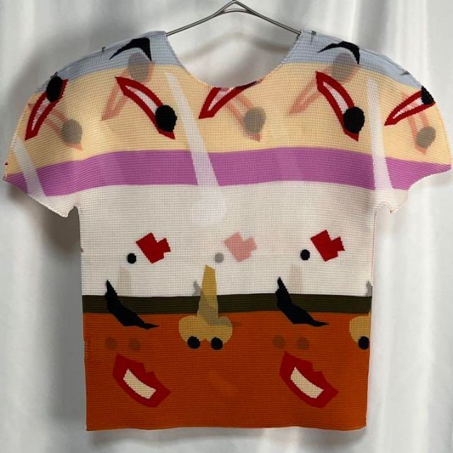【極美品】me ISSEY MIYAKE FUKUWARAI 福笑い プリーツ