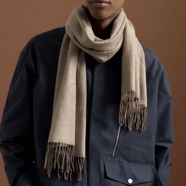人気ブラドン Hermes - 【22AW】HERMESカシミヤマフラー*24番目の