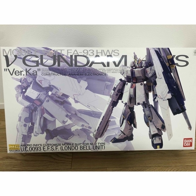 ＭＧ 1/100 νガンダム ＨＷＳ Ｖｅｒ．Ｋａ  新品未使用 1