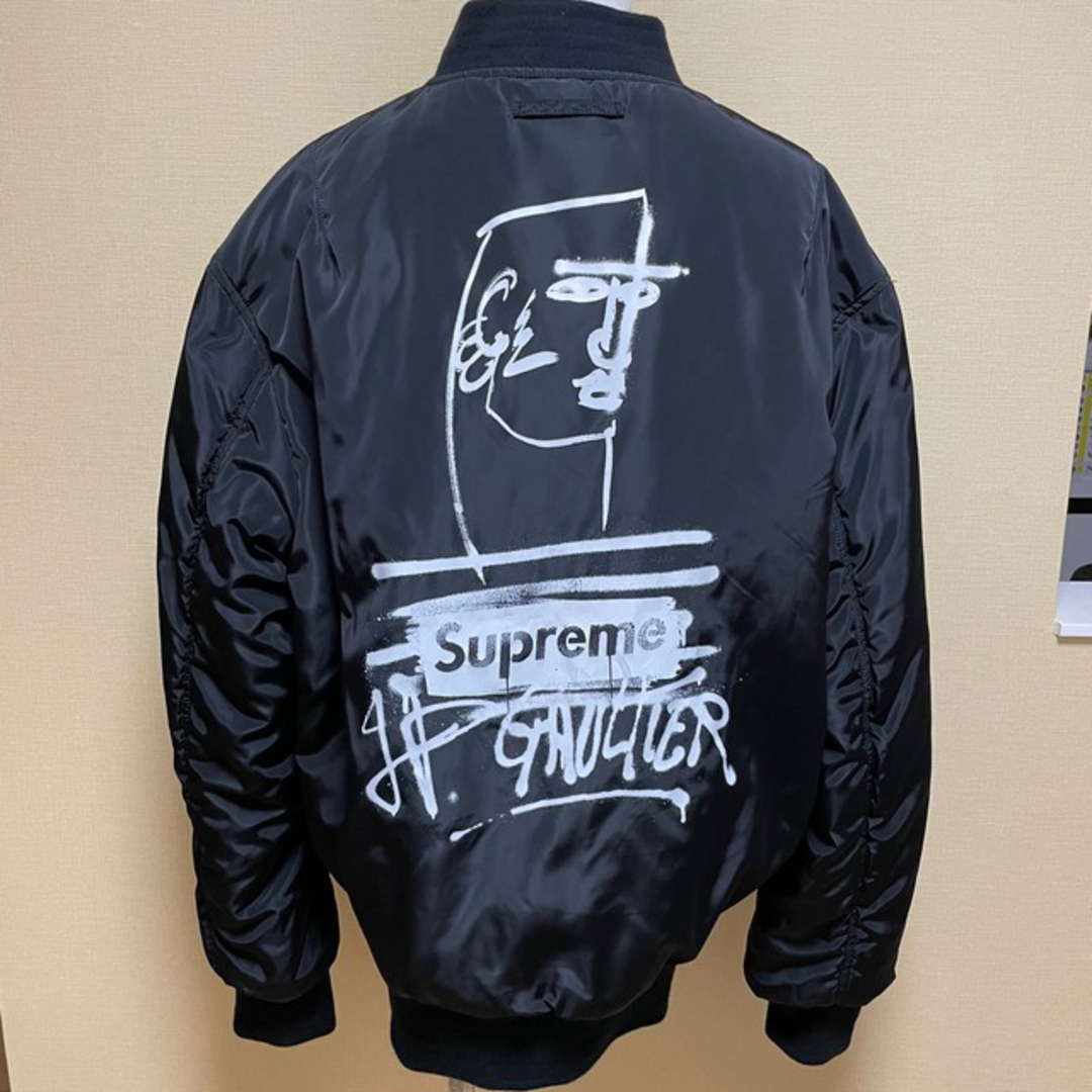 Supreme jean paul gaultier ma-1 ジャケット 大人も着やすいシンプル