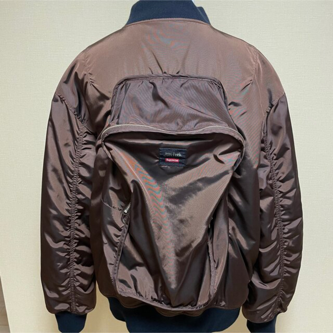 Supreme jean paul gaultier ma-1 ジャケット 大人も着やすいシンプル