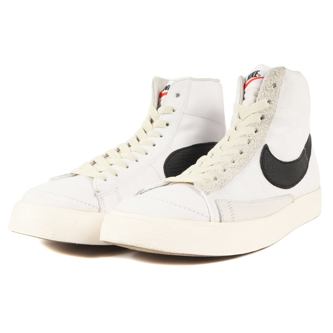 NIKE ナイキ SLAM JAM BLAZER MID 77 VNTG (CD8233-100) 2019年春夏 スラムジャム コラボ ブレーザー  ミッド ヴィンテージ ホワイト ブラック セイル 白黒 サイズ：US9.5 27.5cm スニーカー コラボ 【メンズ】【中古】