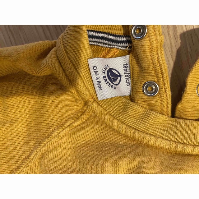 PETIT BATEAU(プチバトー)のプチバトー　petit bateau スウェット キッズ/ベビー/マタニティのベビー服(~85cm)(トレーナー)の商品写真