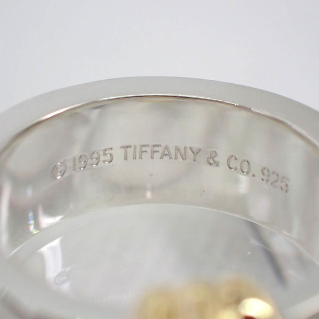 TIFFANY/ティファニー 925/750 フック＆アイ コンビ リング 10号[g134-48］ 指輪・リング