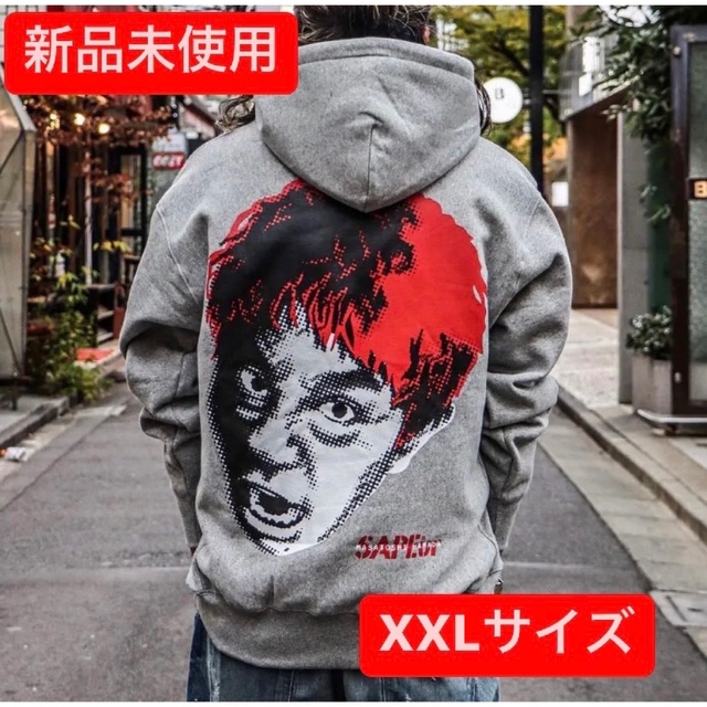 SAPEur ×浜田雅功フーディー グレー パーカー美品！