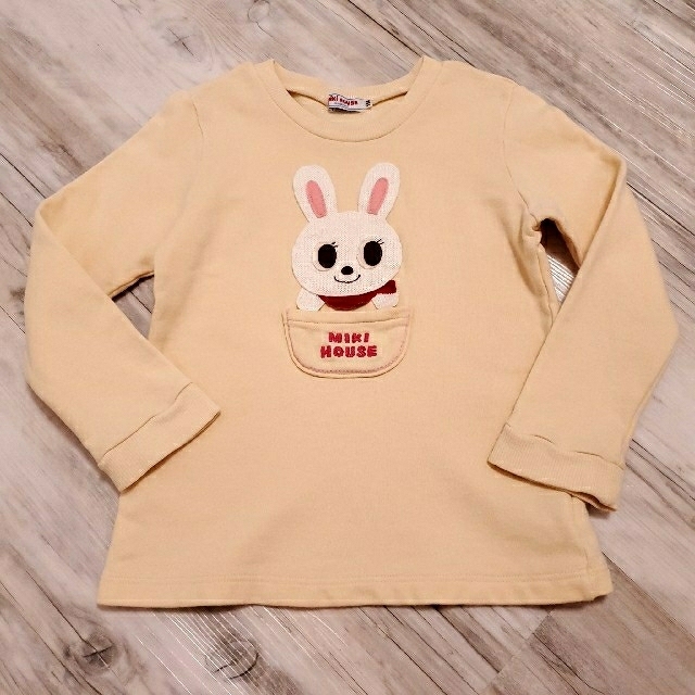 mikihouse(ミキハウス)のミキハウスのトレーナー☆110サイズ キッズ/ベビー/マタニティのキッズ服女の子用(90cm~)(Tシャツ/カットソー)の商品写真