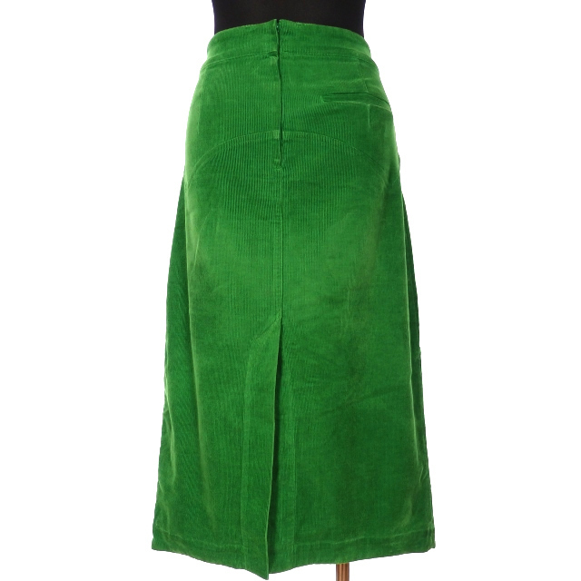 TARO HORIUCHI(タロウホリウチ)のタロウホリウチ TARO HORIUCHI フロントシルクスカート 2 グリーン レディースのスカート(ひざ丈スカート)の商品写真