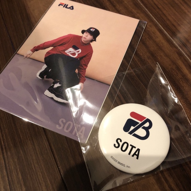 BE:FIRST FILA コラボ ノベルティ SOTA エンタメ/ホビーのタレントグッズ(アイドルグッズ)の商品写真