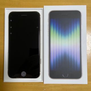 ソフトバンク(Softbank)のアップル iPhoneSE3 第3世代 64GB スターライト softbank(スマートフォン本体)