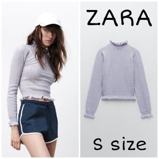 ザラ(ZARA)の【完売品】ZARA　ウール＆アルパカブレンド　セーター　Sサイズ(ニット/セーター)