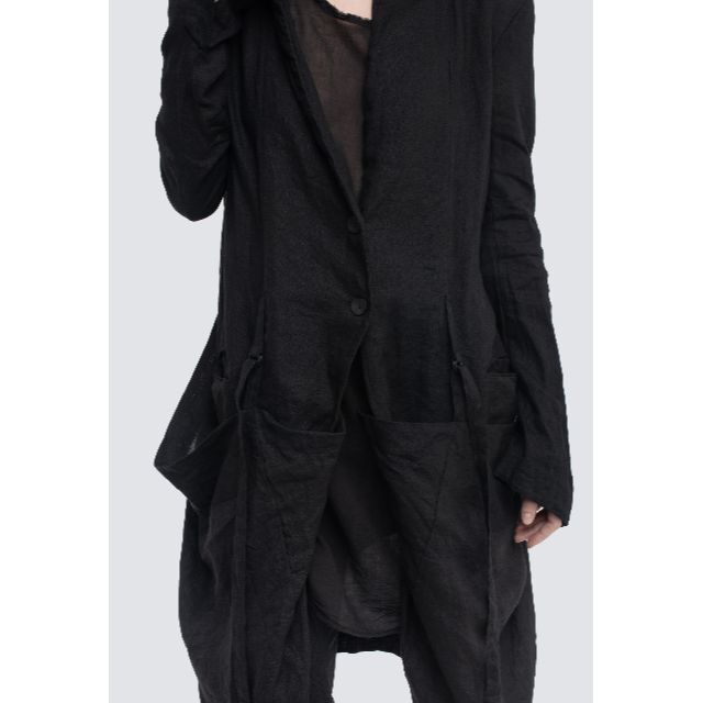 Rick Owens(リックオウエンス)の新品BARBARAiGONGINI変形リネンコート メンズのジャケット/アウター(その他)の商品写真