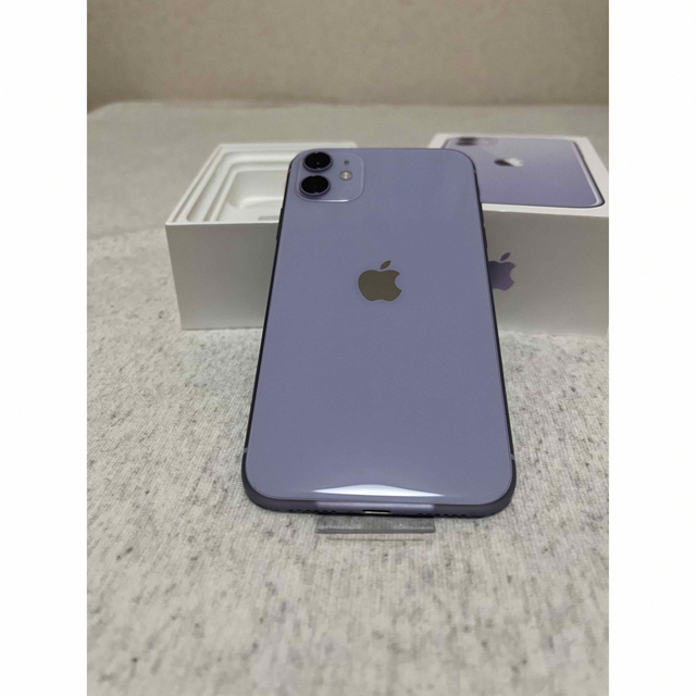 爆売り! Apple - SIMロック解除済み パープル 128GB iPhone11