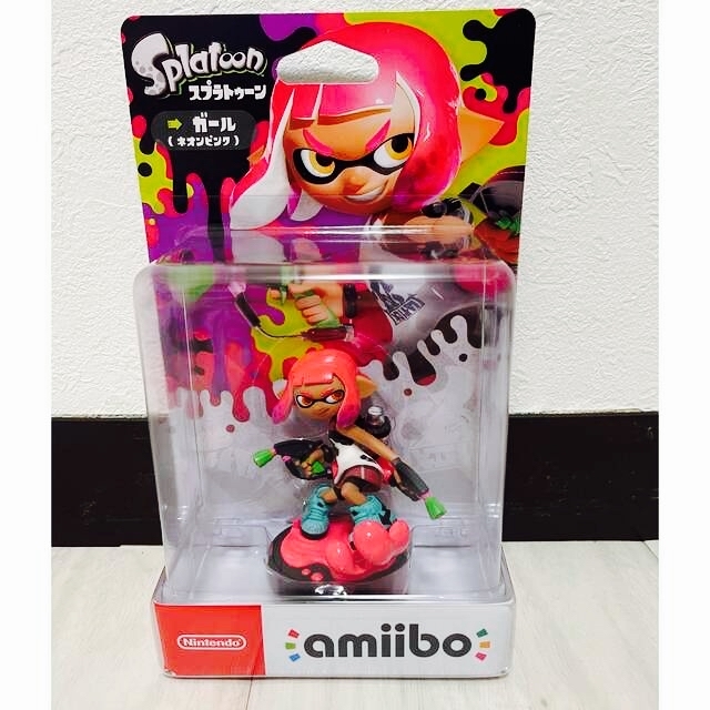 【新品・未開封】ガール ネオンピンク スプラトゥーン amiibo アミーボ