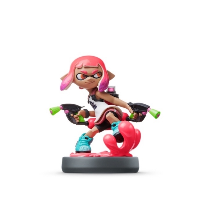 【未開封・新品】 Amiibo アミーボ ガール ネオンピンク