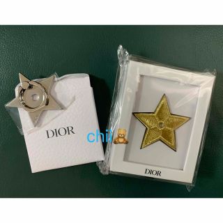 ディオール(Dior)のDIOR非売品　スマホホルダー、ピンバッジ　新品未使用(その他)