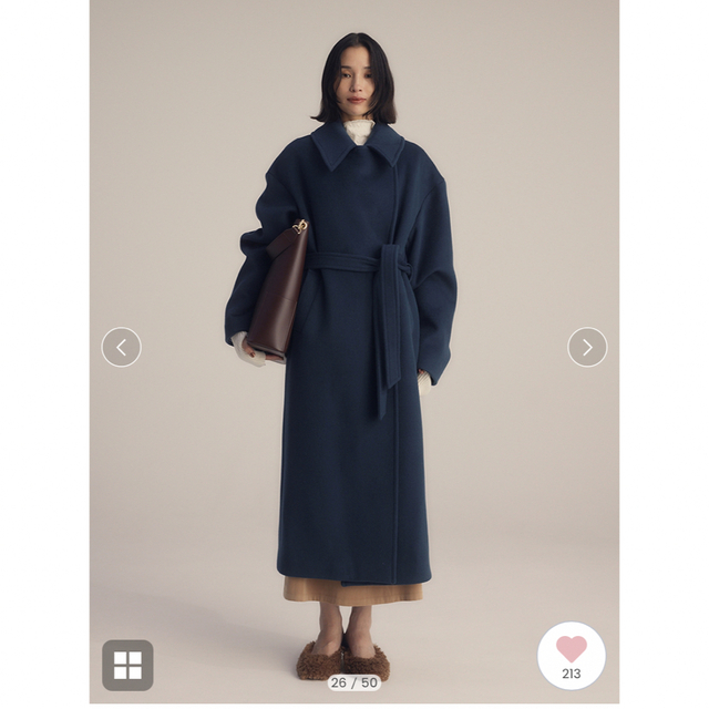 RANDEBOO(ランデブー)の【RANDEBOO/新品未使用】Basic wool long coat レディースのジャケット/アウター(ロングコート)の商品写真