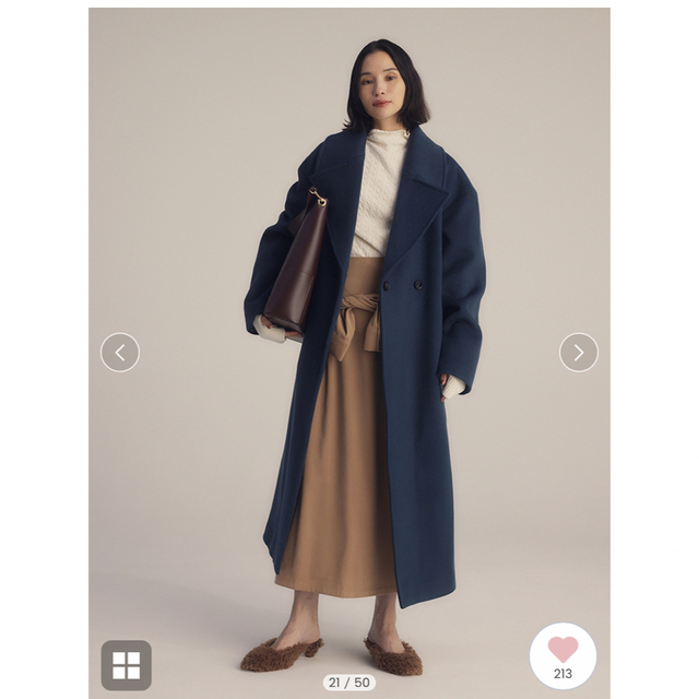 basic wool long coat