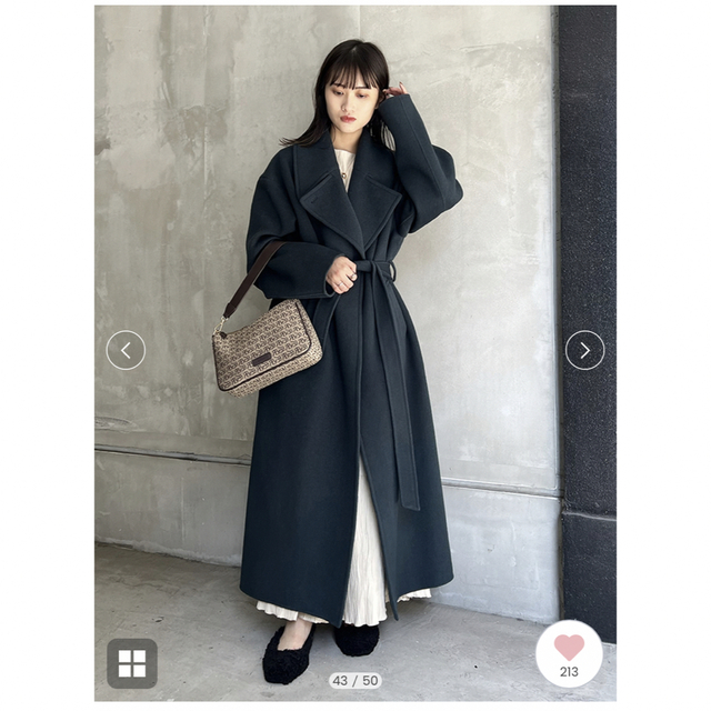 RANDEBOO(ランデブー)の【RANDEBOO/新品未使用】Basic wool long coat レディースのジャケット/アウター(ロングコート)の商品写真