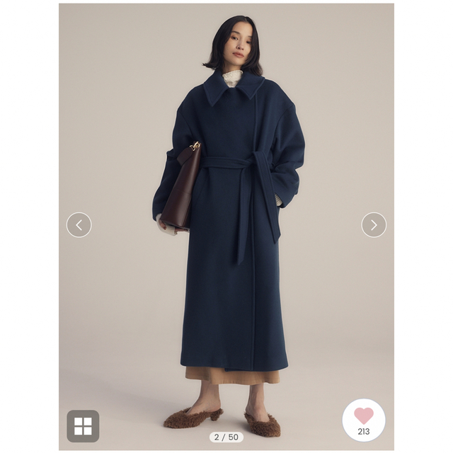 RANDEBOO(ランデブー)の【RANDEBOO/新品未使用】Basic wool long coat レディースのジャケット/アウター(ロングコート)の商品写真