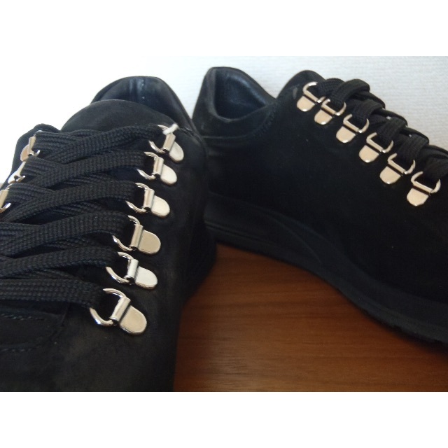 PHILIPPE MODEL(フィリップモデル)のBOTTEGA MARCHIGIANA レザー スニーカー 41 ブラック メンズの靴/シューズ(スニーカー)の商品写真