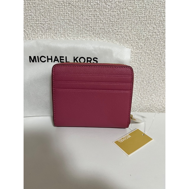 【早い者勝ち】Michael Kors マイケルコース 2つ折り財布 ピンク