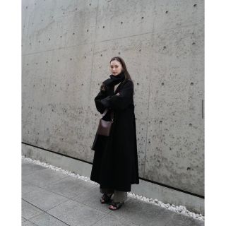 randeboo＊Muffler docking wool coat