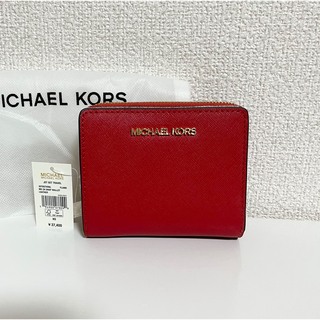 マイケルコース(Michael Kors)のマイケルコース　折り財布　二つ折り財布　財布　レッド　赤　2023 福袋(財布)