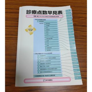 診療点数早見表 ［医科］２０２２年４月現在の診療報酬点数表 ２０２２年４月版(健康/医学)