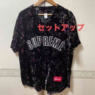 supreme ベースボールシャツ　ショーツ　セットアップ　TAKUYA∞着用