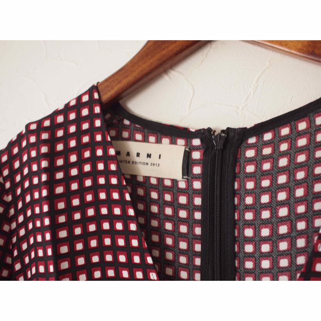 美品　MARNI マルニ　チェック柄　ワンピース