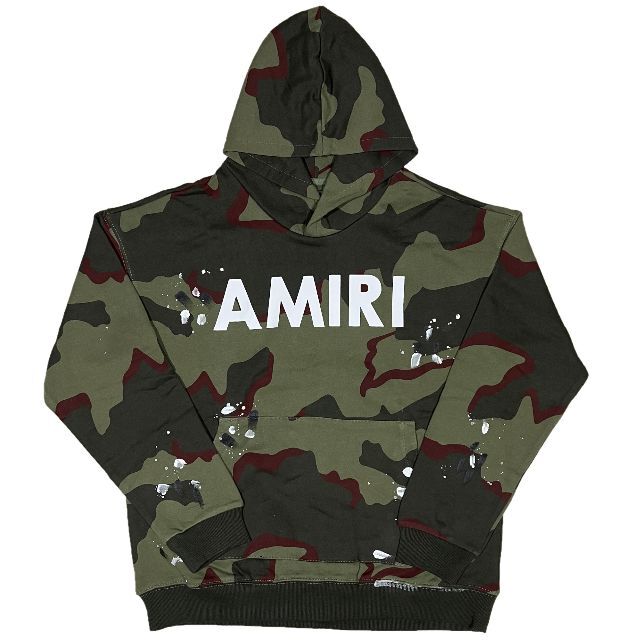 AMIRI アミリ ARMY LOGO 迷彩柄 カモ プルオーバー-