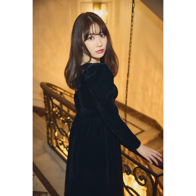 herlipto Royal Velour Long Dress S