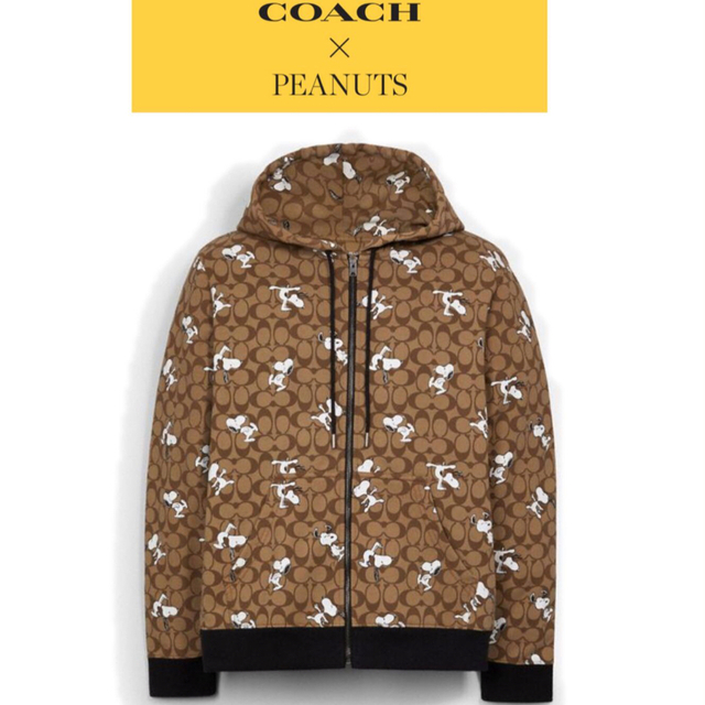 COACH ★大人気★ シグネチャー スヌーピー フーディー パーカー M 新品