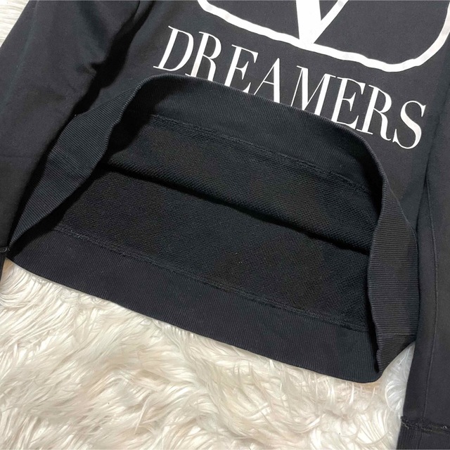 本物 名作 ヴァレンティノ Vロゴ DREAMERS スウェット トレーナー 黒