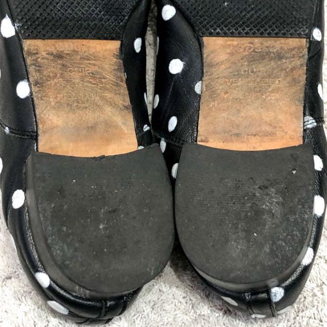 COMME des GARCONS(コムデギャルソン)のコムデギャルソン レペット コラボシューズ ドット柄 ブラック 23-23.5 レディースの靴/シューズ(ローファー/革靴)の商品写真