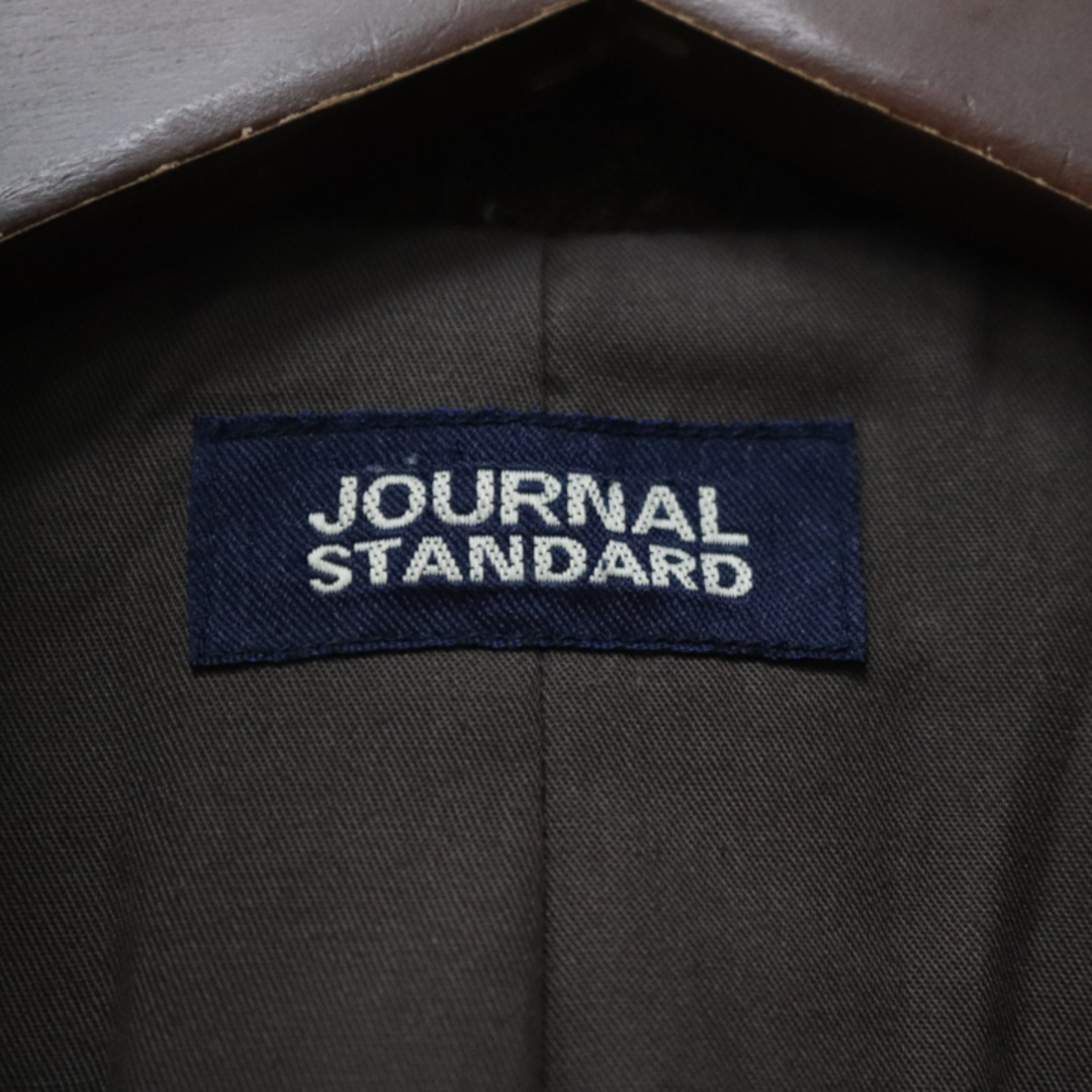 JOURNAL STANDARD(ジャーナルスタンダード)のジャーナルスタンダード テーラードジャケット チェック柄 トップス 日本製 ウール M相当 レディース フリーサイズ カーキ JOURNAL STANDARD レディースのジャケット/アウター(テーラードジャケット)の商品写真