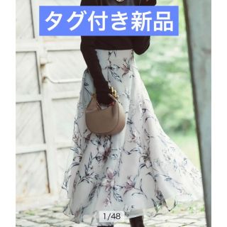 JUSGLITTY オパールフラワープリントスカート ジャスグリッティー www