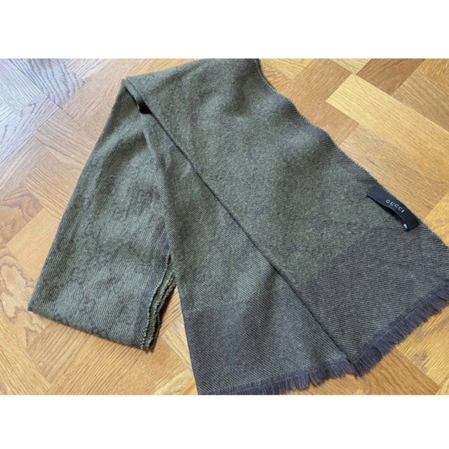 美品✨GUCCI マフラー おトク情報がいっぱい! 64.0%OFF www