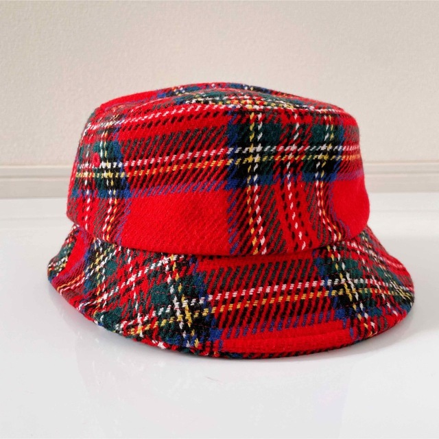 STUSSY(ステューシー)のstussy ステューシー BIG LOGO PLAID BUCKET HAT メンズの帽子(ハット)の商品写真