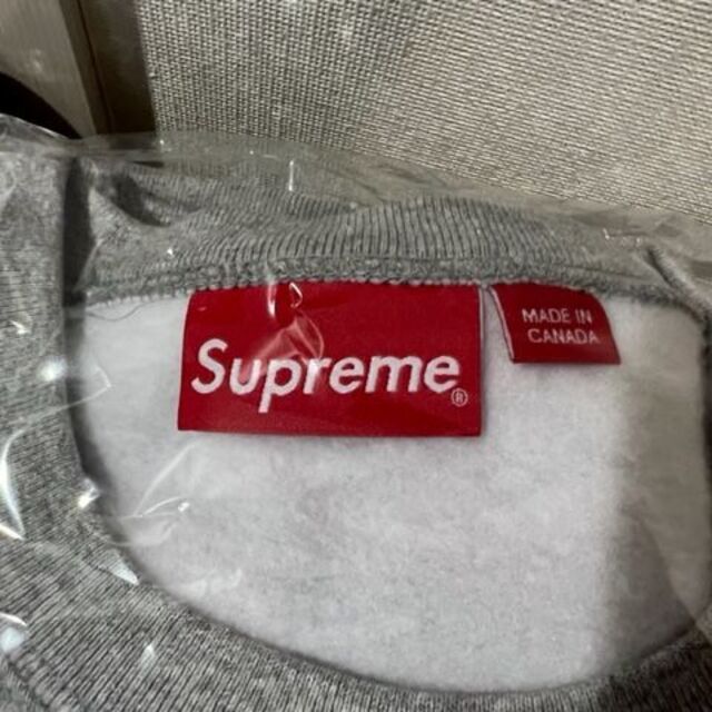 Supreme Box Logo crewneck Heather Grey L