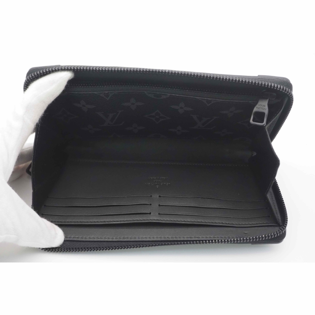 LOUIS VUITTON ラウンドファスナー長財布 エクリプス トランク AB
