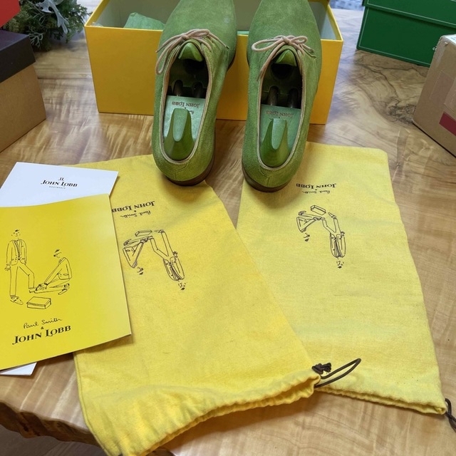 JOHN LOBB - 【JOHN LOBB × Paul Smith】ジョンロブ 本革スエード 革靴 JOHN LOBB - 【JOHN LOBB × Paul Smith】ジョンロブ 本革スエード 革靴